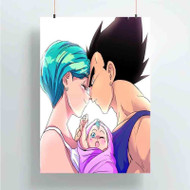 Onyourcases vegeta and bulma Custom Poster Silk Poster Wall Decor Best Home Decoration Wall Art Satin Silky Decorative Wallpaper Personalized Wall Hanging 20x14 Inch 24x35 Inch Poster