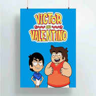 Onyourcases Victor and Valentino Custom Poster Silk Poster Wall Decor Best Home Decoration Wall Art Satin Silky Decorative Wallpaper Personalized Wall Hanging 20x14 Inch 24x35 Inch Poster