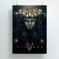 Onyourcases Vikings Trending Custom Poster Silk Poster Wall Decor Best Home Decoration Wall Art Satin Silky Decorative Wallpaper Personalized Wall Hanging 20x14 Inch 24x35 Inch Poster