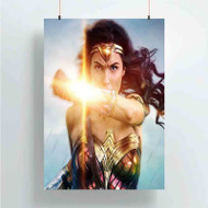 Onyourcases wonder woman Sell Custom Poster Silk Poster Wall Decor Best Home Decoration Wall Art Satin Silky Decorative Wallpaper Personalized Wall Hanging 20x14 Inch 24x35 Inch Poster