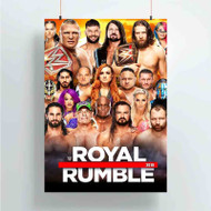 Onyourcases WWE Royal Rumble Trending Custom Poster Silk Poster Wall Decor Best Home Decoration Wall Art Satin Silky Decorative Wallpaper Personalized Wall Hanging 20x14 Inch 24x35 Inch Poster