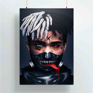 Onyourcases XXXTentacion Trending Custom Poster Silk Poster Wall Decor Best Home Decoration Wall Art Satin Silky Decorative Wallpaper Personalized Wall Hanging 20x14 Inch 24x35 Inch Poster