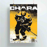 Onyourcases Zdeno Ch ra NHL Boston Bruins Custom Poster Silk Poster Wall Decor Best Home Decoration Wall Art Satin Silky Decorative Wallpaper Personalized Wall Hanging 20x14 Inch 24x35 Inch Poster