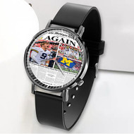 Onyourcases 11 30 The Michigan Daily Front Custom Watch Awesome Unisex Black Classic Plastic Top Brand Quartz Watch for Men Women Premium with Gift Box Watches