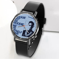 Onyourcases A Boogie Wit Da Hoodie Me vs Myself Tour Custom Watch Awesome Unisex Black Classic Plastic Top Brand Quartz Watch for Men Women Premium with Gift Box Watches