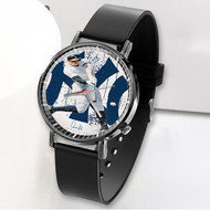 Onyourcases Aaron Judge Signed New York Yankees jpeg Custom Watch Awesome Unisex Black Classic Plastic Top Brand Quartz Watch for Men Women Premium with Gift Box Watches