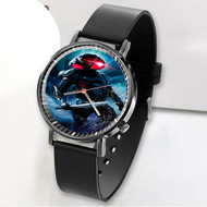 Onyourcases Black Manta Aquaman 2 Custom Watch Awesome Unisex Black Classic Plastic Top Brand Quartz Watch for Men Women Premium with Gift Box Watches