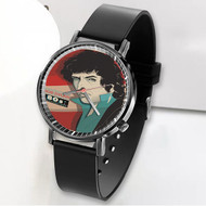 Onyourcases Bob Dylan 80s Custom Watch Awesome Unisex Black Classic Plastic Top Brand Quartz Watch for Men Women Premium with Gift Box Watches