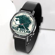 Onyourcases Bob Dylan Concert Custom Watch Awesome Unisex Black Classic Plastic Top Brand Quartz Watch for Men Women Premium with Gift Box Watches