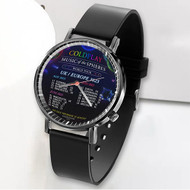 Onyourcases Coldplay 2023 Europe Concert jpeg Custom Watch Awesome Unisex Black Classic Plastic Top Brand Quartz Watch for Men Women Premium with Gift Box Watches