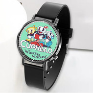 Onyourcases Cuphead The Delicious Last Course Custom Watch Awesome Unisex Black Classic Plastic Top Brand Quartz Watch for Men Women Premium with Gift Box Watches