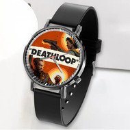 Onyourcases Deathloop Custom Watch Awesome Unisex Black Classic Plastic Top Brand Quartz Watch for Men Women Premium with Gift Box Watches