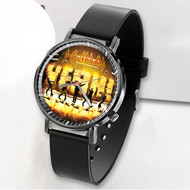 Onyourcases Def Leppard Yeah 2005 Custom Watch Awesome Unisex Black Classic Plastic Top Brand Quartz Watch for Men Women Premium with Gift Box Watches