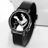 Onyourcases Frank Zappa Vintage Custom Watch Awesome Unisex Black Classic Plastic Top Brand Quartz Watch for Men Women Premium with Gift Box Watches