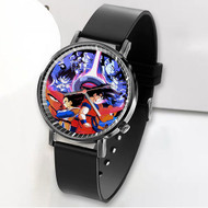 Onyourcases Goku and Vegeta Dragon Ball Z Vintage Custom Watch Awesome Unisex Black Classic Plastic Top Brand Quartz Watch for Men Women Premium with Gift Box Watches