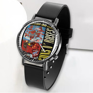 Onyourcases Guns N Roses Appetite for Democracy 3 D Custom Watch Awesome Unisex Black Classic Plastic Top Brand Quartz Watch for Men Women Premium with Gift Box Watches