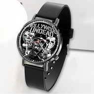 Onyourcases Hollywood Undead Art Custom Watch Awesome Unisex Black Classic Plastic Top Brand Quartz Watch for Men Women Premium with Gift Box Watches