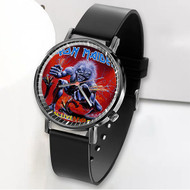 Onyourcases Iron Maiden A Real Live Dead One 1998 Custom Watch Awesome Unisex Black Classic Plastic Top Brand Quartz Watch for Men Women Premium with Gift Box Watches