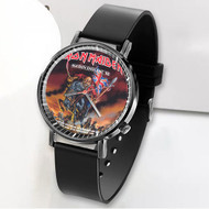 Onyourcases Iron Maiden Maiden England 1989 Custom Watch Awesome Unisex Black Classic Plastic Top Brand Quartz Watch for Men Women Premium with Gift Box Watches