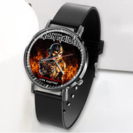 Onyourcases Iron Maiden The Book of Souls 2015 Custom Watch Awesome Unisex Black Classic Plastic Top Brand Quartz Watch for Men Women Premium with Gift Box Watches