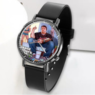 Onyourcases Jimmy De Santa Grand Theft Auto V Custom Watch Awesome Unisex Black Classic Plastic Top Brand Quartz Watch for Men Women Premium with Gift Box Watches