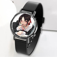 Onyourcases Kaguya Shinomiya Kaguya sama Custom Watch Awesome Unisex Black Classic Plastic Top Brand Quartz Watch for Men Women Premium with Gift Box Watches