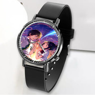 Onyourcases Kimi No Wa Anime Custom Watch Awesome Unisex Black Classic Plastic Top Brand Quartz Watch for Men Women Premium with Gift Box Watches