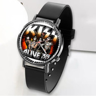 Onyourcases Kiss Alive 35 2008 Custom Watch Awesome Unisex Black Classic Plastic Top Brand Quartz Watch for Men Women Premium with Gift Box Watches