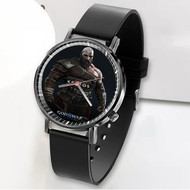 Onyourcases Kratos God Of War Ragnarok Custom Watch Awesome Unisex Black Classic Plastic Top Brand Quartz Watch for Men Women Premium with Gift Box Watches