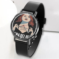 Onyourcases Lana Del Rey Berlin Custom Watch Awesome Unisex Black Classic Plastic Top Brand Quartz Watch for Men Women Premium with Gift Box Watches