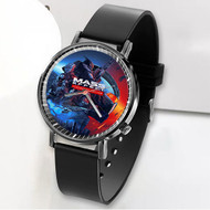 Onyourcases Mass Effect Legendary Edition Custom Watch Awesome Unisex Black Classic Plastic Top Brand Quartz Watch for Men Women Premium with Gift Box Watches