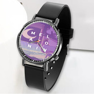 Onyourcases Melatonin Custom Watch Awesome Unisex Black Classic Plastic Top Brand Quartz Watch for Men Women Premium with Gift Box Watches