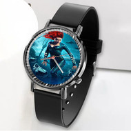 Onyourcases Mera Aquaman 2 Custom Watch Awesome Unisex Black Classic Plastic Top Brand Quartz Watch for Men Women Premium with Gift Box Watches