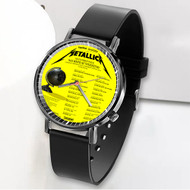 Onyourcases Metallica World Tour 2023 Custom Watch Awesome Unisex Black Classic Plastic Top Brand Quartz Watch for Men Women Premium with Gift Box Watches