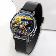 Onyourcases Michigan Football 2022 Custom Watch Awesome Unisex Black Classic Plastic Top Brand Quartz Watch for Men Women Premium with Gift Box Watches