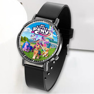 Onyourcases MY LITTLE PONY A Maretime Bay Adventure Custom Watch Awesome Unisex Black Classic Plastic Top Brand Quartz Watch for Men Women Premium with Gift Box Watches