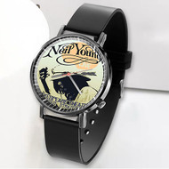 Onyourcases Neil Young 1971 Custom Watch Awesome Unisex Black Classic Plastic Top Brand Quartz Watch for Men Women Premium with Gift Box Watches