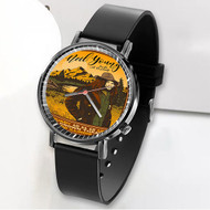 Onyourcases Neil Young Chicago 1973 Custom Watch Awesome Unisex Black Classic Plastic Top Brand Quartz Watch for Men Women Premium with Gift Box Watches