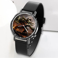 Onyourcases Orks Warhammer 40 K Custom Watch Awesome Unisex Black Classic Plastic Top Brand Quartz Watch for Men Women Premium with Gift Box Watches