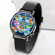 Onyourcases PAW Patrol Mighty Pups Save Adventure Bay Custom Watch Awesome Unisex Black Classic Plastic Top Brand Quartz Watch for Men Women Premium with Gift Box Watches