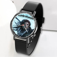 Onyourcases Rise of the Tomb Raider Custom Watch Awesome Unisex Black Classic Plastic Top Brand Quartz Watch for Men Women Premium with Gift Box Watches