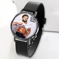 Onyourcases Ryan Gosling Custom Watch Awesome Unisex Black Classic Plastic Top Brand Quartz Watch for Men Women Premium with Gift Box Watches