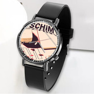 Onyourcases SCHi M Custom Watch Awesome Unisex Black Classic Plastic Top Brand Quartz Watch for Men Women Premium with Gift Box Watches