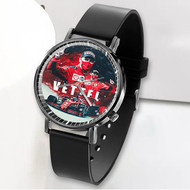 Onyourcases Sebastian Vettel F1 Ferrari Custom Watch Awesome Unisex Black Classic Plastic Top Brand Quartz Watch for Men Women Premium with Gift Box Watches