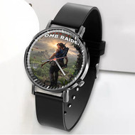 Onyourcases Shadow of the Tomb Raider Custom Watch Awesome Unisex Black Classic Plastic Top Brand Quartz Watch for Men Women Premium with Gift Box Watches