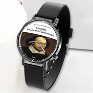 Onyourcases Shakespearean Prince Hamlet Custom Watch Awesome Unisex Black Classic Plastic Top Brand Quartz Watch for Men Women Premium with Gift Box Watches