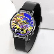 Onyourcases Splatoon 3 Custom Watch Awesome Unisex Black Classic Plastic Top Brand Quartz Watch for Men Women Premium with Gift Box Watches