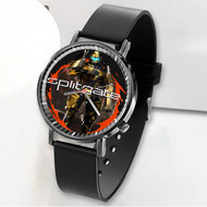 Onyourcases Splitgate Custom Watch Awesome Unisex Black Classic Plastic Top Brand Quartz Watch for Men Women Premium with Gift Box Watches