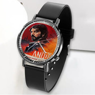 Onyourcases Star Wars Cassian Andor Custom Watch Awesome Unisex Black Classic Plastic Top Brand Quartz Watch for Men Women Premium with Gift Box Watches