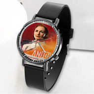 Onyourcases Star Wars Mon Mothma Andor Custom Watch Awesome Unisex Black Classic Plastic Top Brand Quartz Watch for Men Women Premium with Gift Box Watches